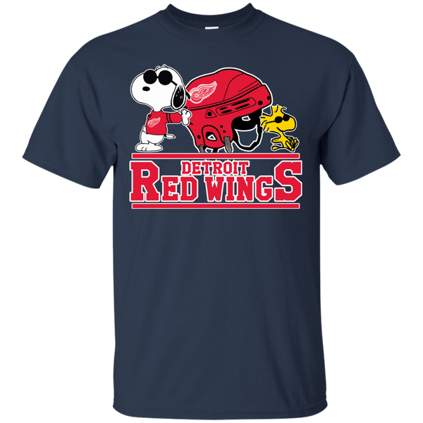 Detroit Red Wings T shirts Snoopy Hoodies Sweatshirts
