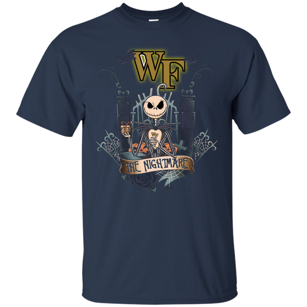 Halloween Wake Forest Demon Deacons T shirts The Nightmare Hoodies Sweatshirts