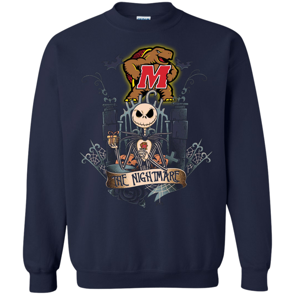 Halloween Maryland Terrapins T shirts The Nightmare Hoodies Sweatshirts