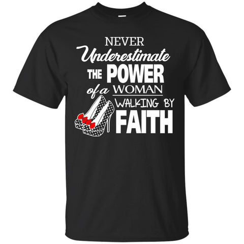 Christian Jesus T shirts Power Of A Woman Walking By Faith Hoodies Sweatshirts