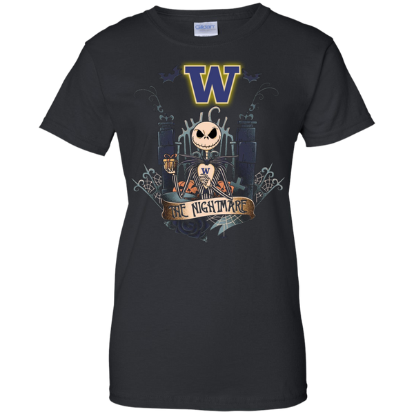Halloween Washington Huskies T shirts The Nightmare Hoodies Sweatshirts