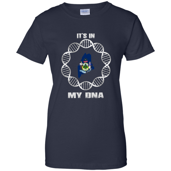 Maine State T shirts It's In My DNA Hoodies Sweatshirts