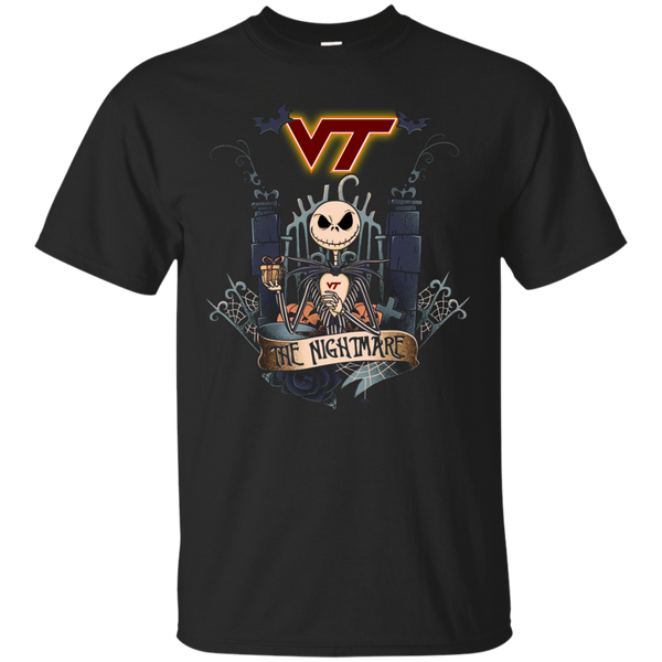 Halloween Virginia Tech Hokies T shirts The Nightmare Hoodies Sweatshirts