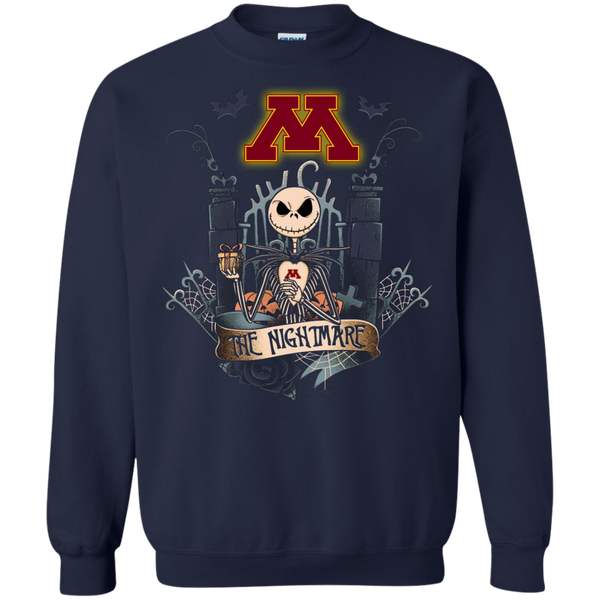 Halloween minnesota golden gophers T shirts The Nightmare Hoodies Sweatshirts