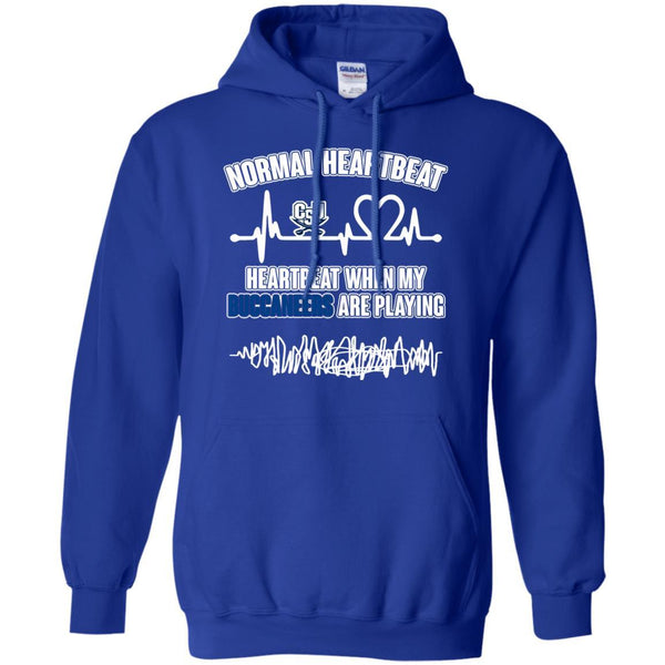 Charleston Southern Buccaneers T shirts Heartbeat When My Buccaneers Playing Hoodies Sweatshirts