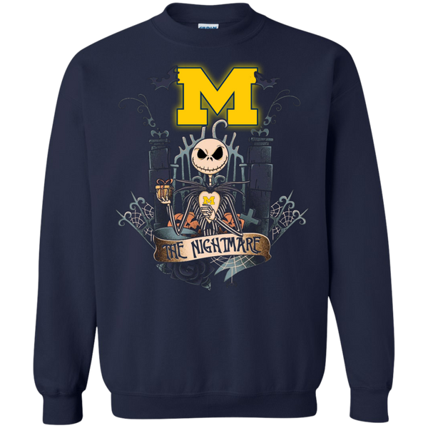 Halloween Michigan Wolverines T shirts The Nightmare Hoodies Sweatshirts