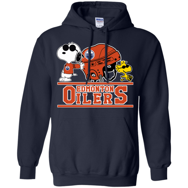 Edmonton Oilers T shirts Snoopy Hoodies Sweatshirts