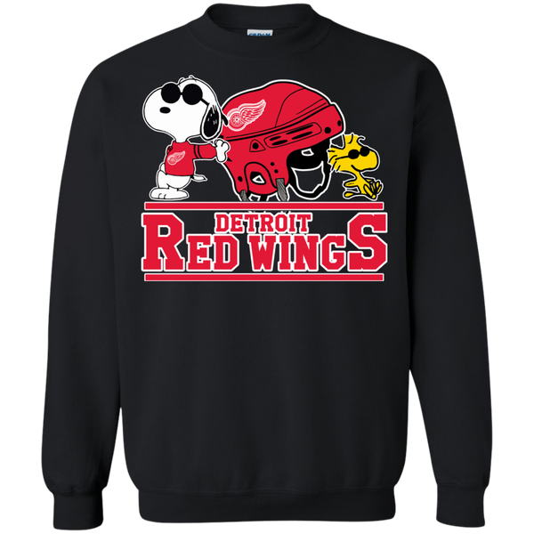 Detroit Red Wings T shirts Snoopy Hoodies Sweatshirts