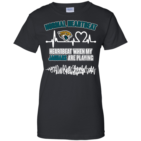 Jacksonville Jaguars T shirts Heartbeat When My Jaguars Playing Hoodies Sweatshirts