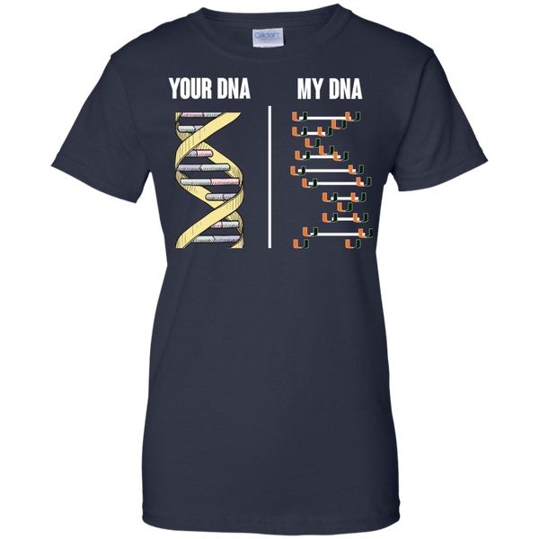 Miami Hurricanes T shirts Your DNA My DNA Hoodies Sweatshirts