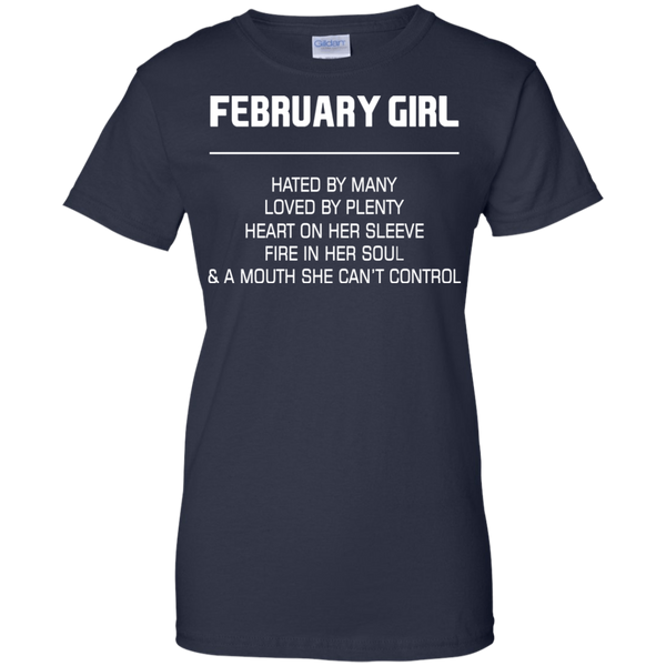 February Girl T shirts Hated By Many Loved By Plenty Hoodies Sweatshirts