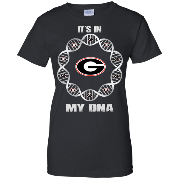 Georgia bulldogs T shirts It's In My DNA Hoodies Sweatshirts