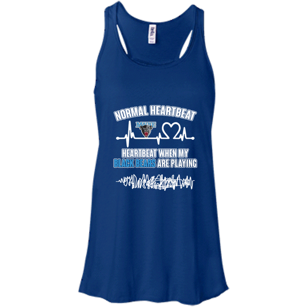 Maine Black Bears T shirts Heartbeat When My Black Bears Playing Hoodies Sweatshirts