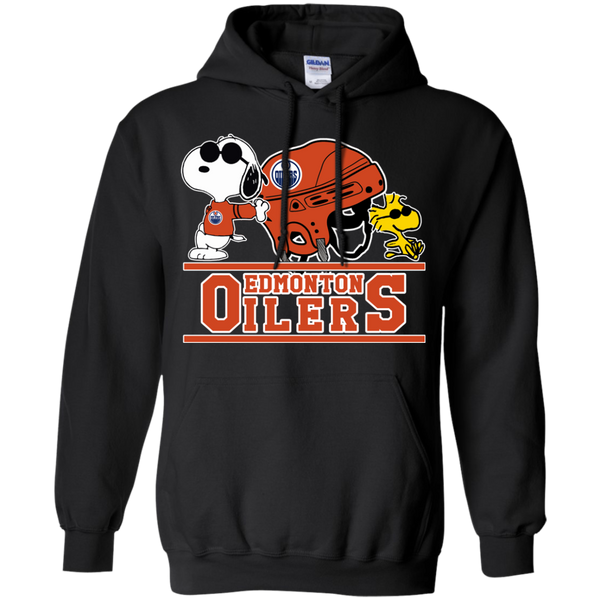Edmonton Oilers T shirts Snoopy Hoodies Sweatshirts