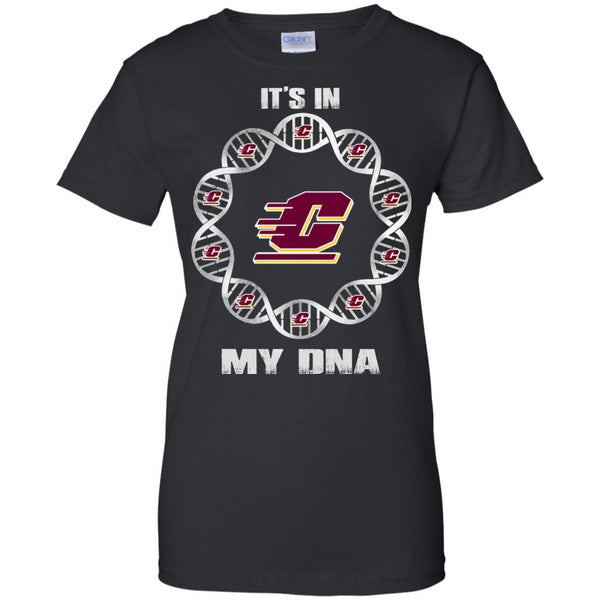 Central Michigan Chippewas T shirts It's In My DNA Hoodies Sweatshirts