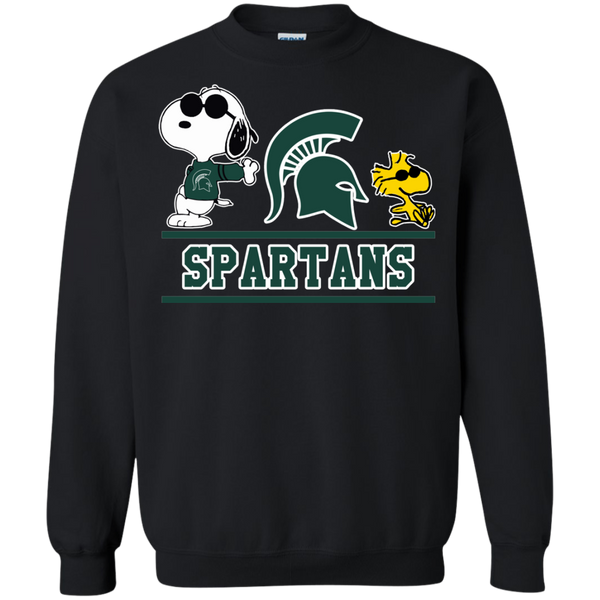 Michigan State Spartans T shirts Snoopy Hoodies Sweatshirts