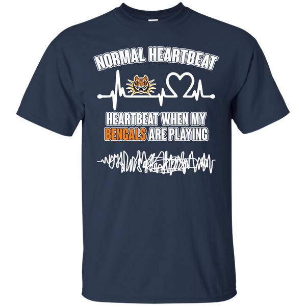 Idaho State Bengals T shirts Heartbeat When My Bengals Playing Hoodies Sweatshirts