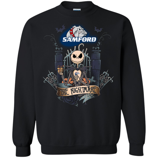 Halloween Samford Bulldogs T shirts The Nightmare Hoodies Sweatshirts