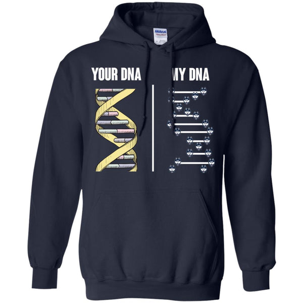 Connecticut Huskies T shirts Your DNA My DNA Hoodies Sweatshirts