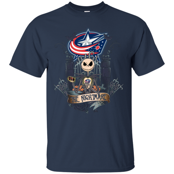 Halloween Columbus Blue Jackets T shirts The Nightmare Hoodies Sweatshirts