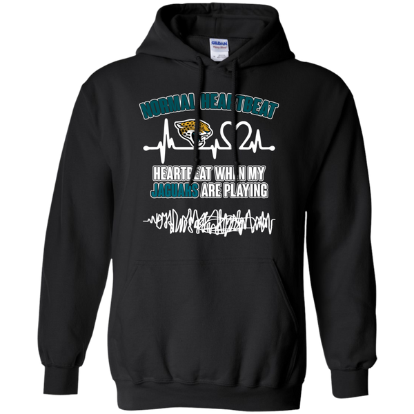 Jacksonville Jaguars T shirts Heartbeat When My Jaguars Playing Hoodies Sweatshirts