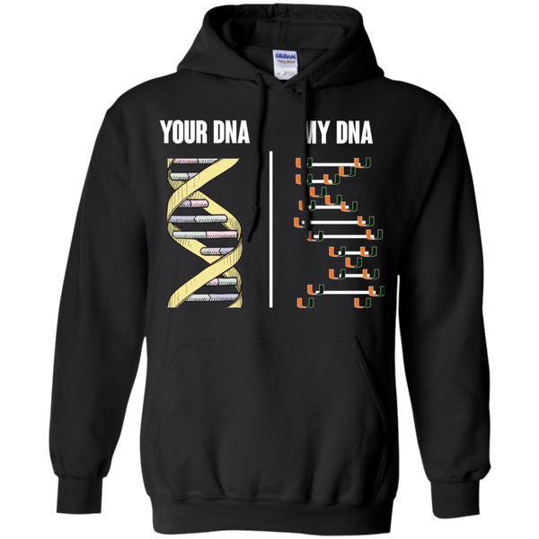 Miami Hurricanes T shirts Your DNA My DNA Hoodies Sweatshirts