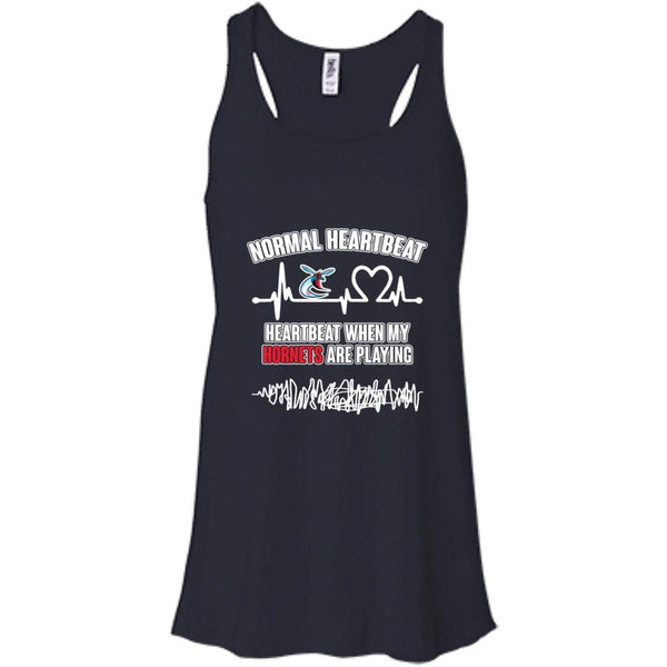 Delaware State Hornets T shirts Heartbeat When My Hornets Playing Hoodies Sweatshirts