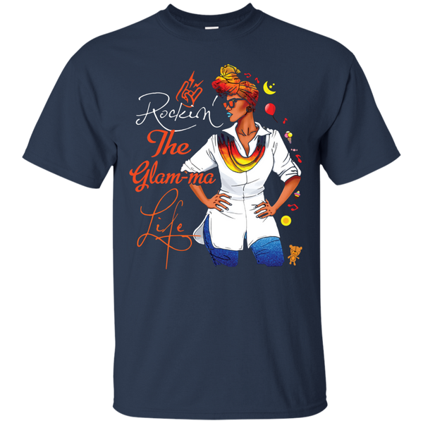 Grandma Gift T shirts Rockin The Glam-ma Life Hoodies Sweatshirts