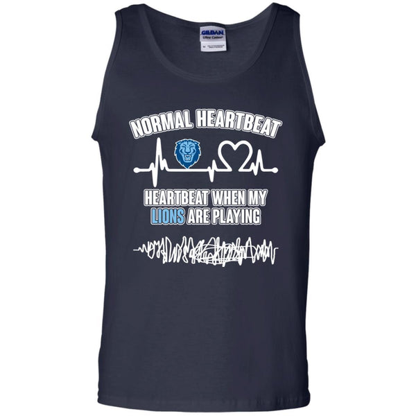 Columbia Lions T shirts Heartbeat When My Lions Playing Hoodies Sweatshirts