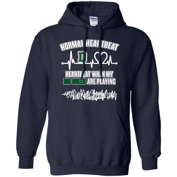 Dartmouth Big Green T shirts Heartbeat When My Big Green Playing Hoodies Sweatshirts