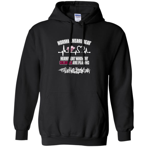 Eastern Kentucky Colonels T shirts Heartbeat When My Colonels Playing Hoodies Sweatshirts
