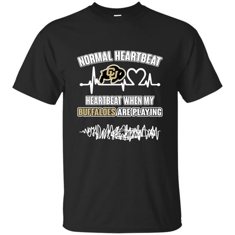 Colorado Buffaloes T shirts Heartbeat When My Buffaloes Playing Hoodies Sweatshirts