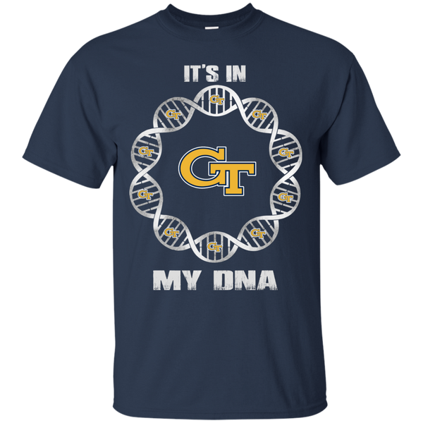 Georgia Tech Yellow Jackets T shirts It's In My DNA Hoodies Sweatshirts
