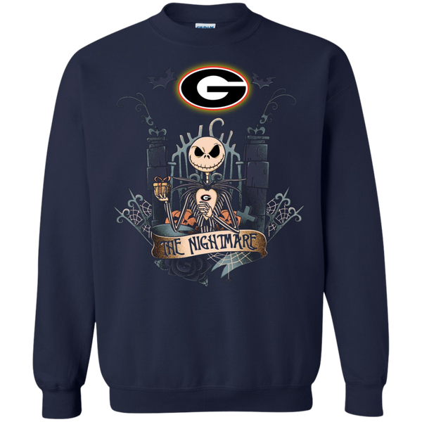 Halloween Georgia bulldogs T shirts The Nightmare Hoodies Sweatshirts