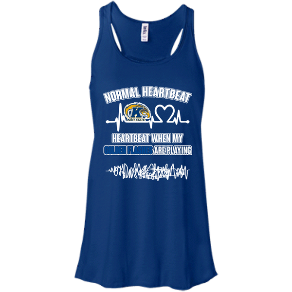 Kent State Golden Flashes T shirts Heartbeat When My Golden Flashes Playing Hoodies Sweatshirts