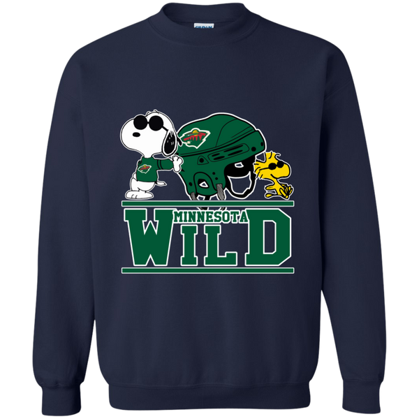 Minnesota Wild T shirts Snoopy Hoodies Sweatshirts
