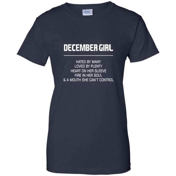 Decemberl Girl T shirts Hated By Many Loved By Plenty Hoodies Sweatshirts