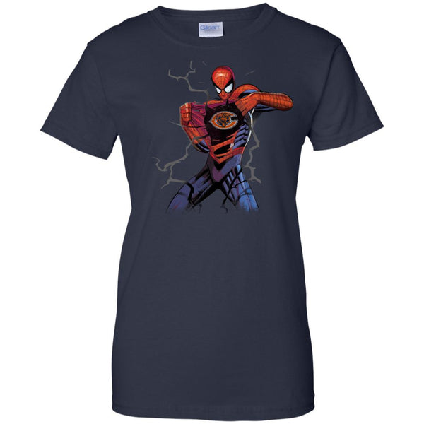 Chicago Bears T shirts Spiderman Hoodies Sweatshirts