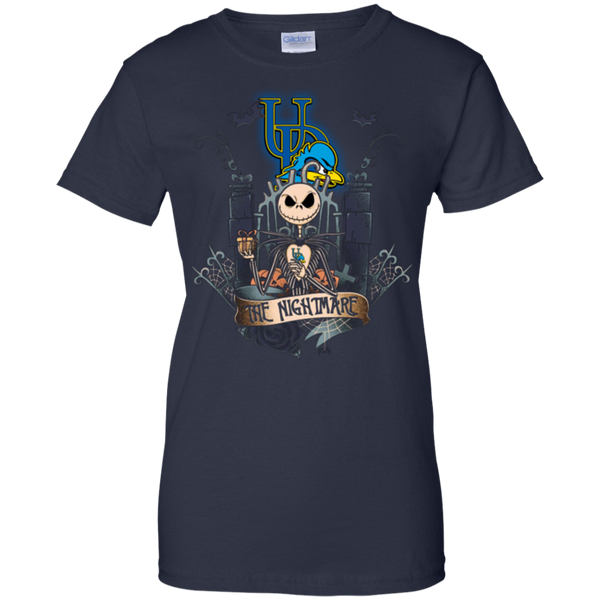 Halloween Delaware Fightin' Blue Hens T shirts The Nightmare Hoodies Sweatshirts