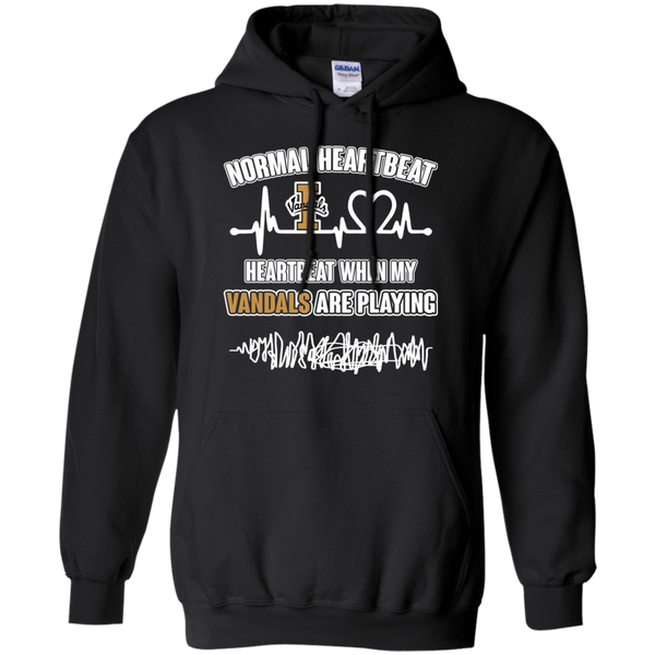 Idaho Vandals T shirts Heartbeat When My Vandals Playing Hoodies Sweatshirts