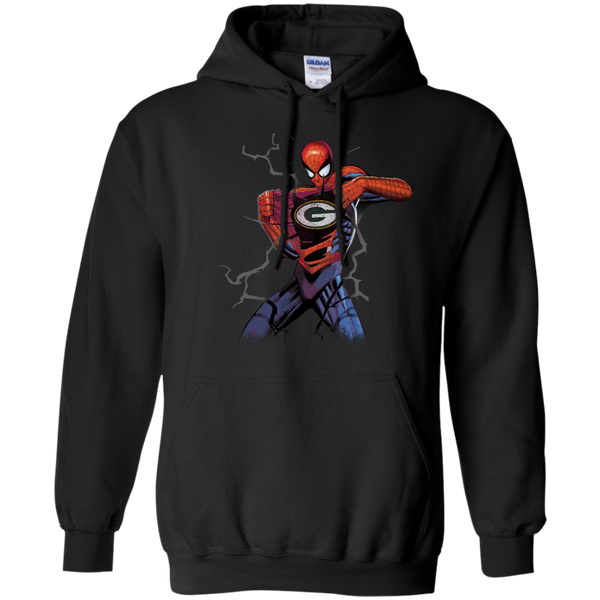 Green Bay Packers T shirts Spiderman Hoodies Sweatshirts
