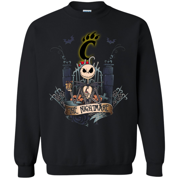 Halloween Cincinnati Bearcats T shirts The Nightmare Hoodies Sweatshirts
