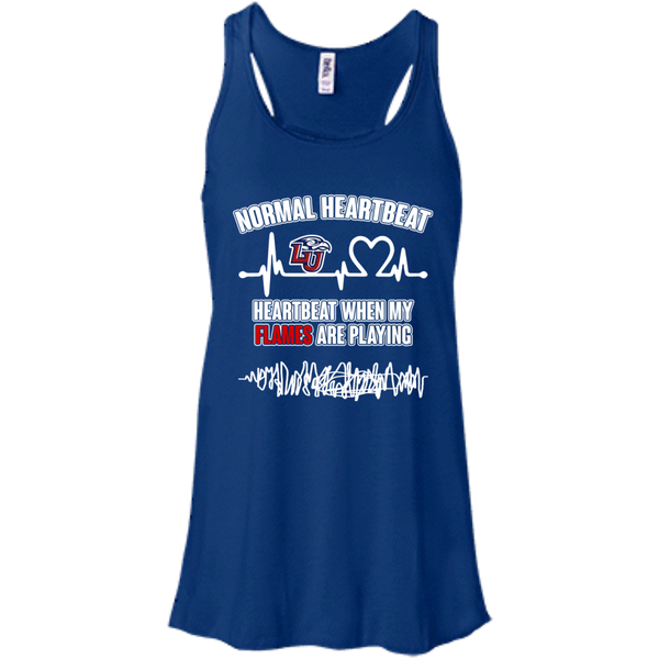 Liberty Flames T shirts Heartbeat When My Flames Playing Hoodies Sweatshirts