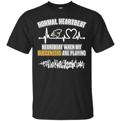 Etsu Buccaneers T shirts Heartbeat When My Buccaneers Playing Hoodies Sweatshirts