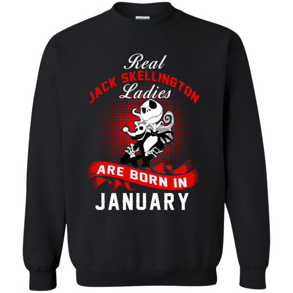 Jack Skellington T shirts Real Jack Skellington Ladies Born In January Hoodies Sweatshirts