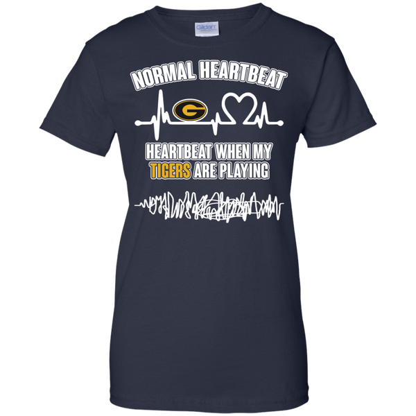 Grambling State Tigers T shirts Heartbeat When My Tigers Playing Hoodies Sweatshirts