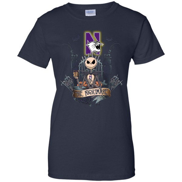 Halloween Northwestern wildcats T shirts The Nightmare Hoodies Sweatshirts