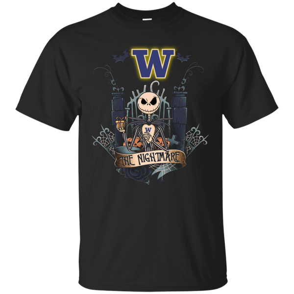 Halloween Washington Huskies T shirts The Nightmare Hoodies Sweatshirts