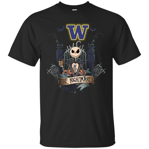 Halloween Washington Huskies T shirts The Nightmare Hoodies Sweatshirts