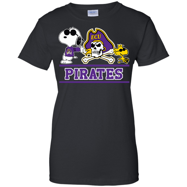 East Carolina Pirates T shirts Snoopy Hoodies Sweatshirts